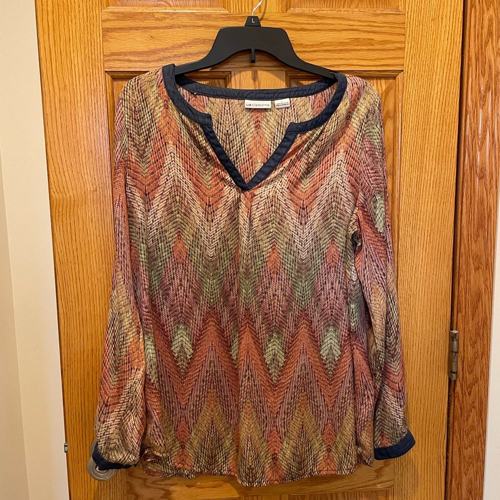Liz Claiborne women’s blouse size L